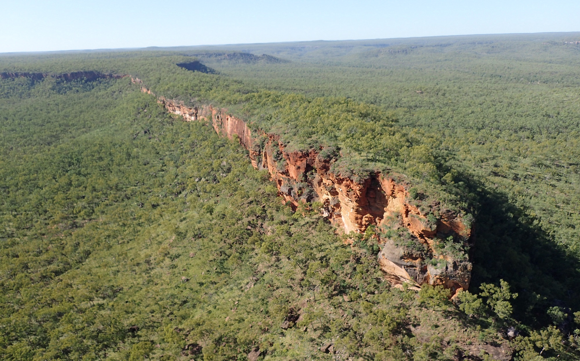 Sandstone Cliffs flank Red Bluff on Wulburjubur